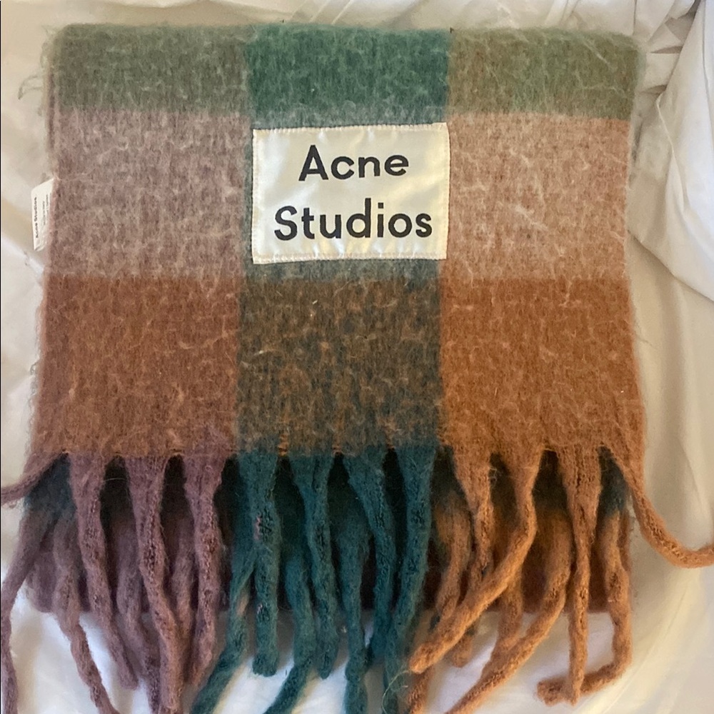 Acne Studios Multicolor Fringe Scarf